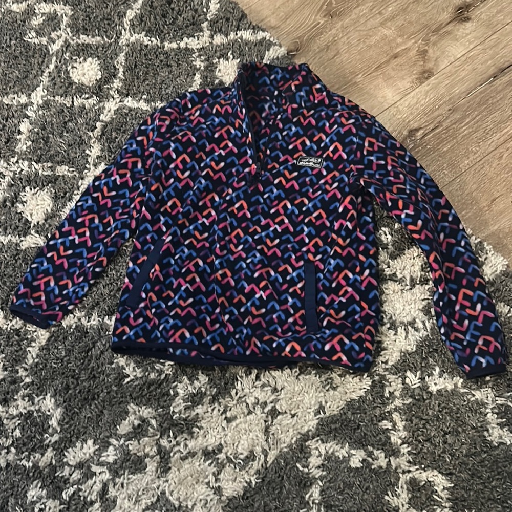 This is a sweatshirt, and it has many colors on it